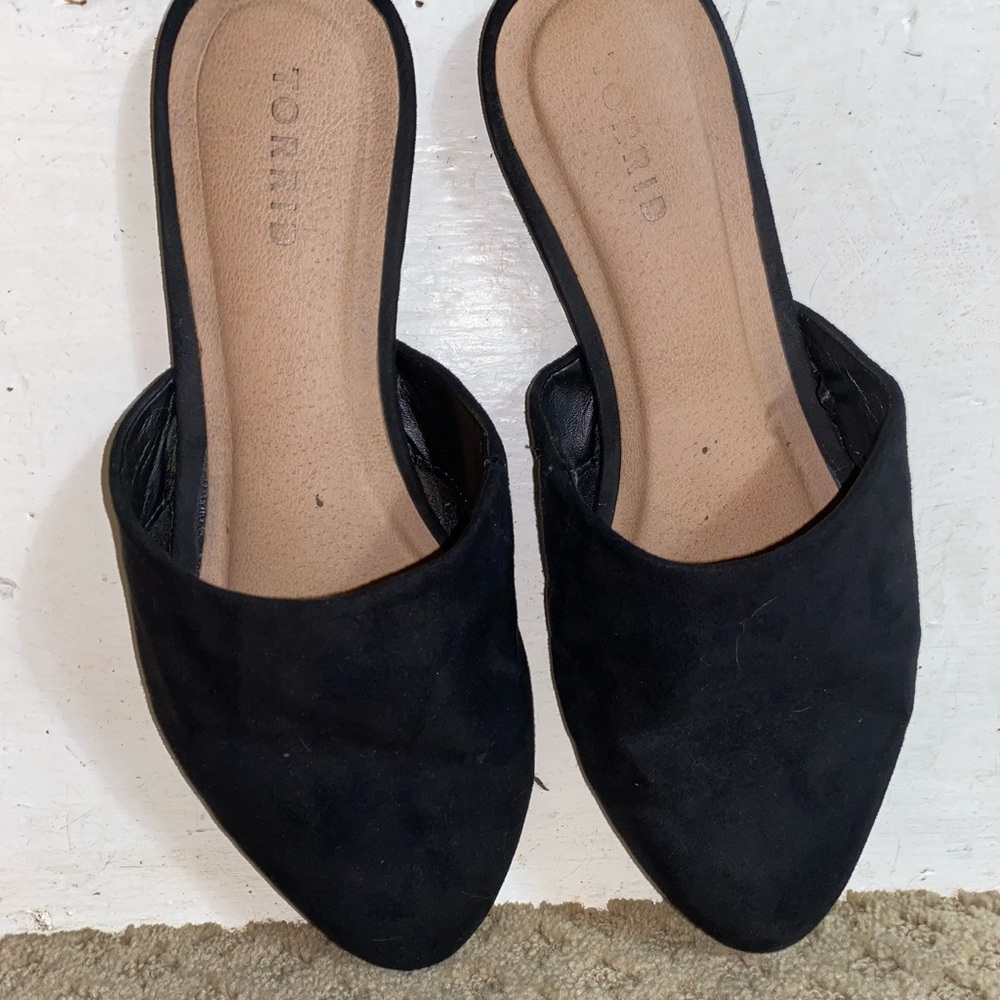 Torrid 9.5 slip on mules